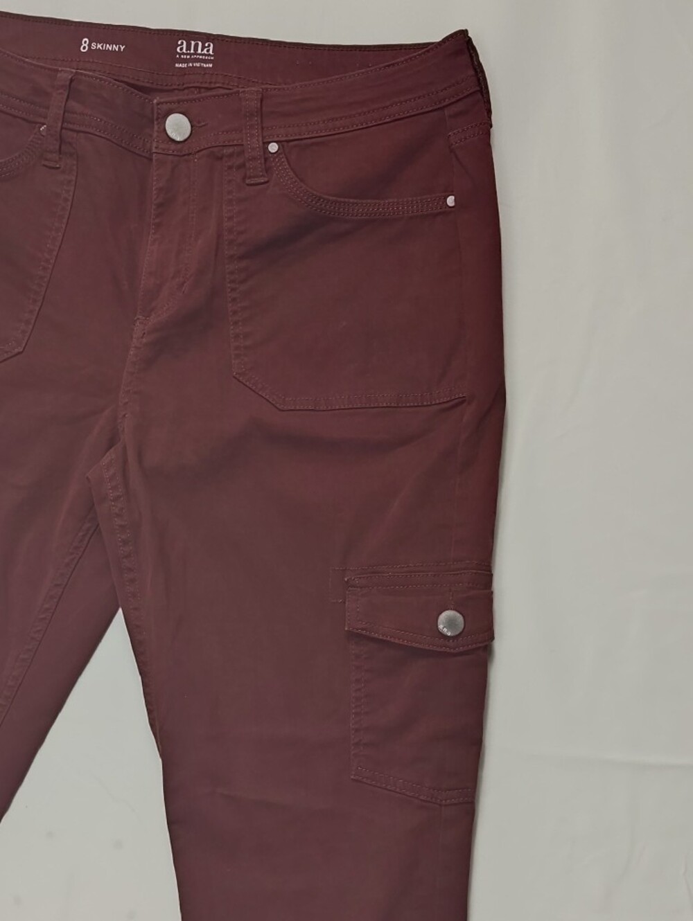 a.n.a Skinny Cargo Pants in Rust Tone Size 8 Women's